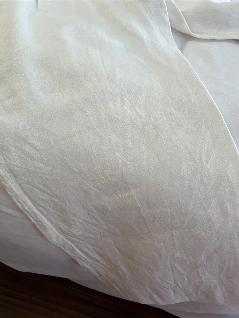 Marina Rinaldi Cream Linen Capris - Picture 3 of 4